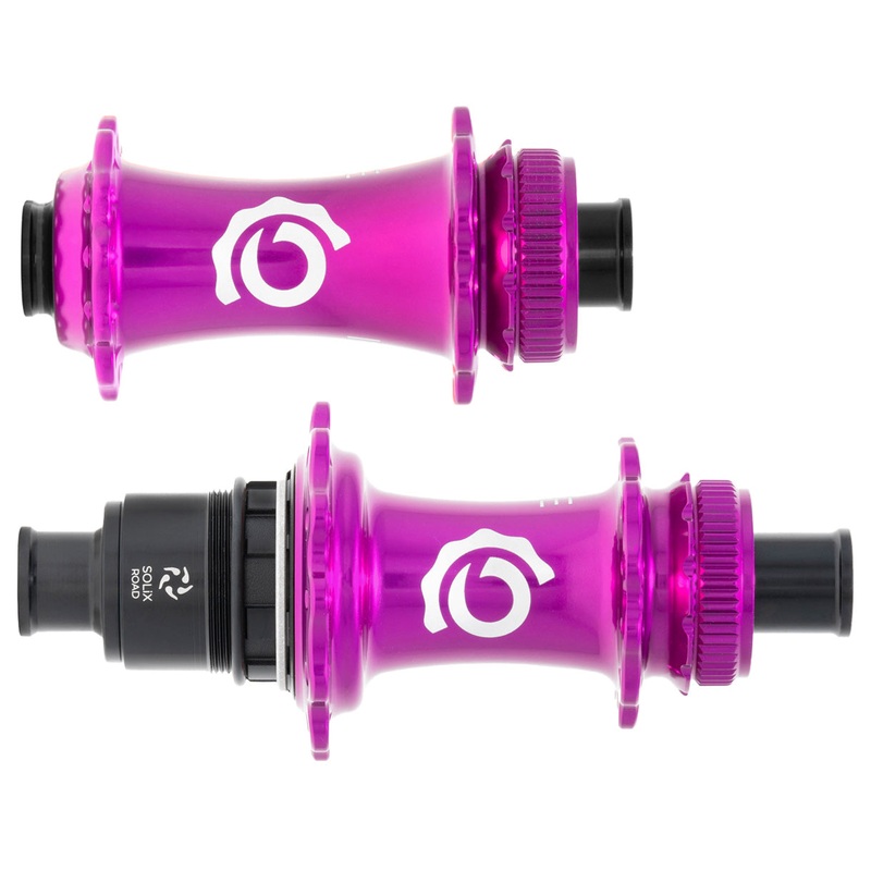 Solix CL Disc Hubs 12×100/142 TA 28h HG11 Purple