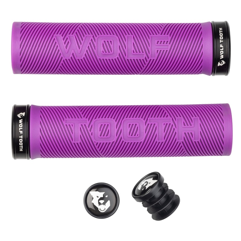 Components Echo Lock-On Grip Set Purple/Black