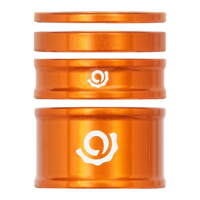 Headset Combo Spacer Kit 1-1/8 Set/4 Orange