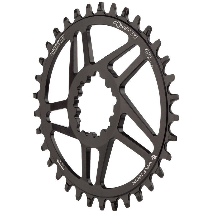Elliptical Direct Mount Chainring – 30t SRAM Direct Mount For SRAM 3-Bolt Boost Cranks Requires Hyperglide+ Chain BLK