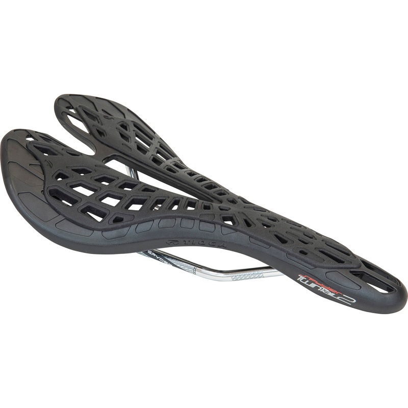 Spyder TwinTail 2 Saddle Titanium Rail – Black