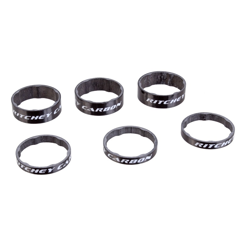 WCS Headset Stack Spacer – 1-1/8 3x5mm 3x10mm Carbon Gloss BLK