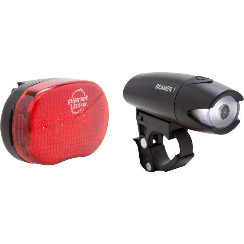 Beamer 1 Headlight and Blinky 3 Taillight, Set