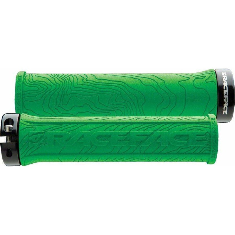 RaceFace Half Nelson Grips – Green Lock-On