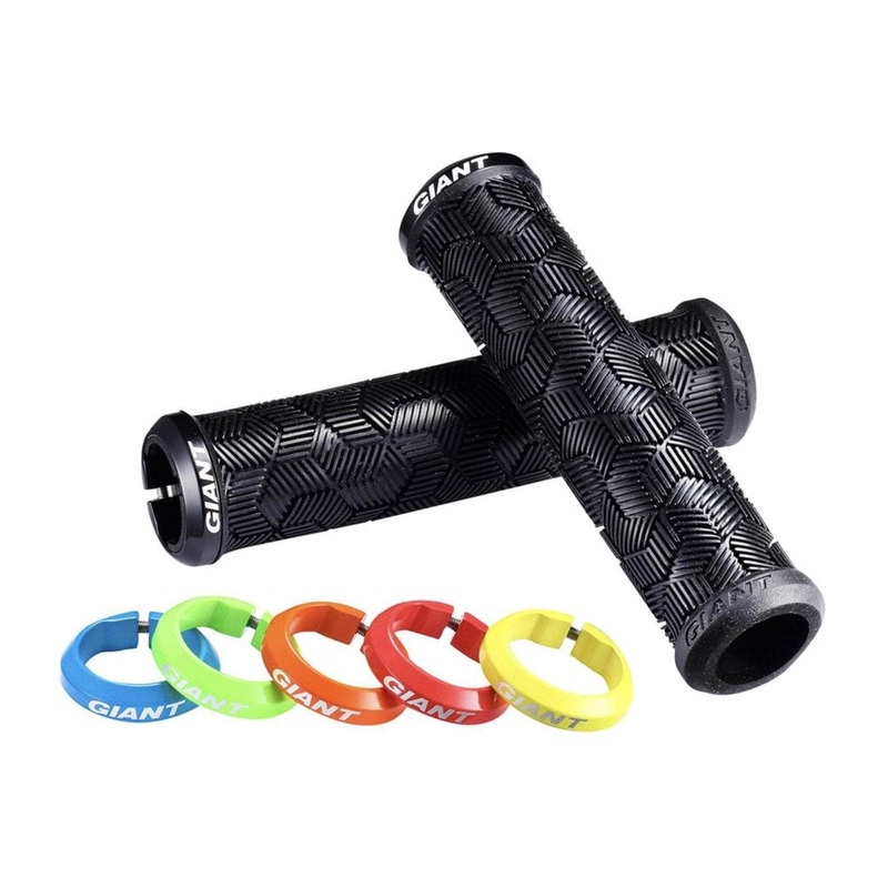 Tactal Single Lock-On Grips|Black/Red|Black/Blue