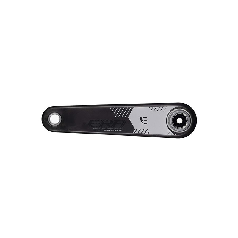 ERA-E Ebike Crank Arm Set – 165mm BG4 Spindle Interface Carbon BLK