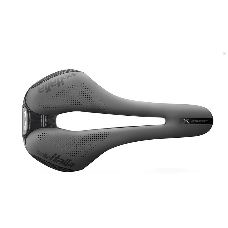 Flite Boost X-Cross Ti 316 Superflow S Saddle 250 x 135mm Unisex 216g Black/Grey