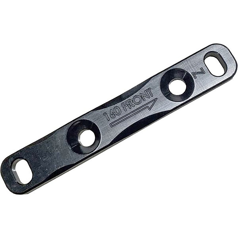 Flat Mount Caliper Adapter Front-160 (Z) Black