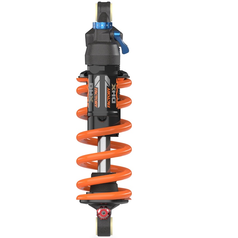FOX DHX Factory Rear Shock – Trunnion Metric 185 x 55 mm 2-Position Lever Hard Chromoly Damper Shaft