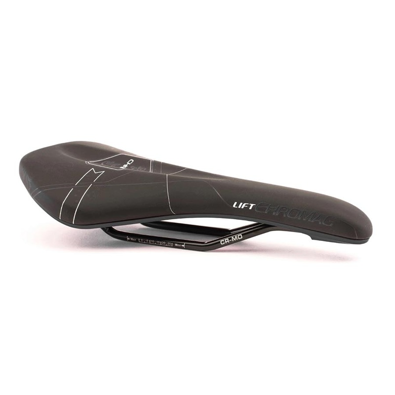 Lift Saddle Synth Top CrMo Rails – Black/Gray