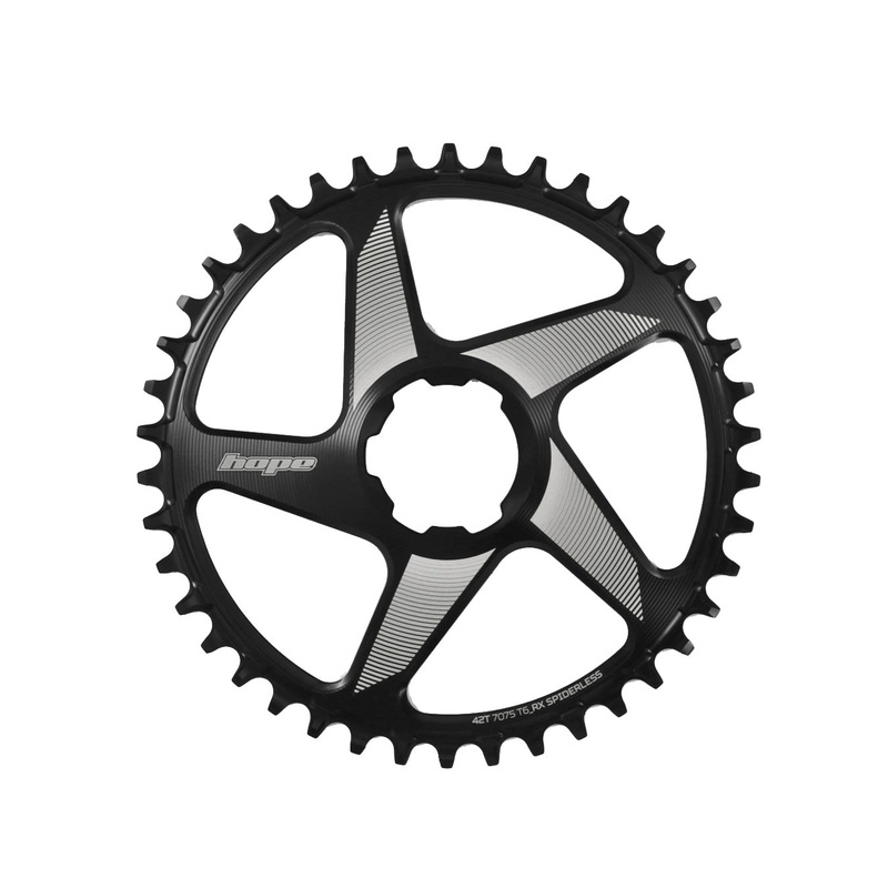 RX Spiderless Chainring – 42t  Direct Mount Black