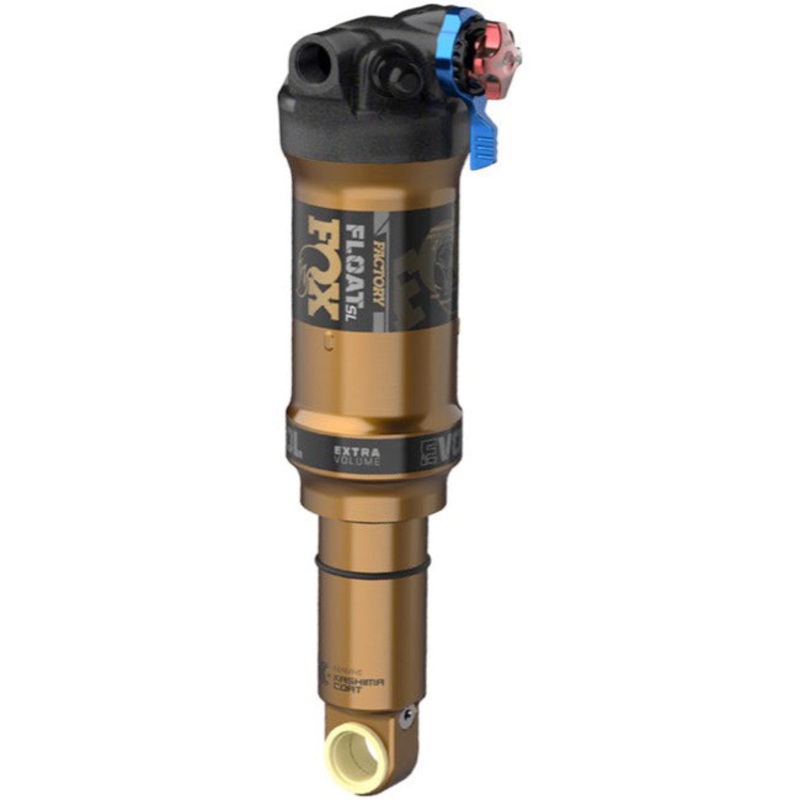 FOX FLOAT SL Factory Rear Shock – Trunnion Metric 165 x 40 mm 3-Postion Lever EVOL SV Kashima Coat