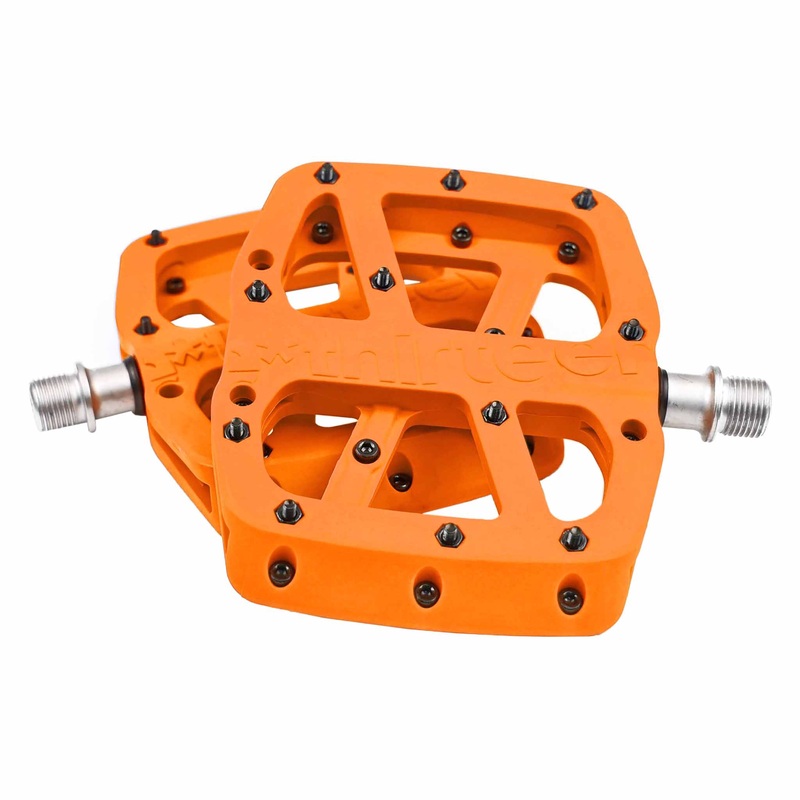 Base Platform Pedals Composite Body Naranja