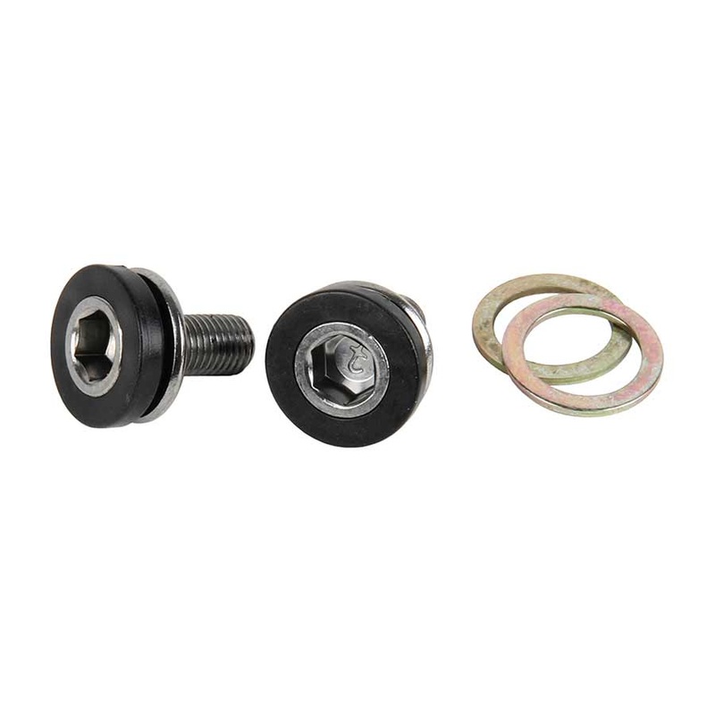 Crank Bolts with Caps JIS-M8 Steel Pair