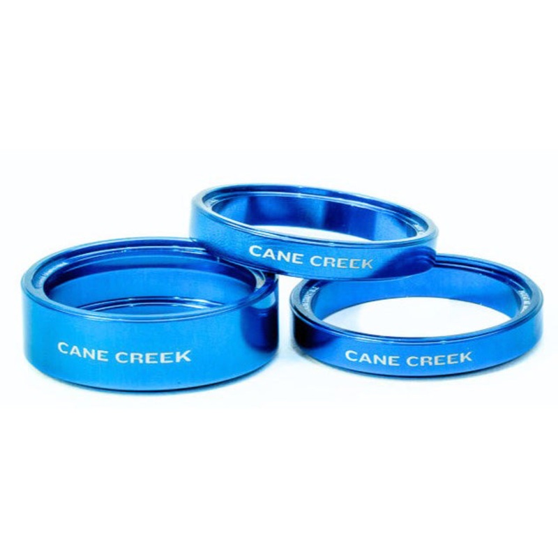 Interlok Chroma Studio Headset Spacer Kit – (1) 10mm (2) 5mm Blue