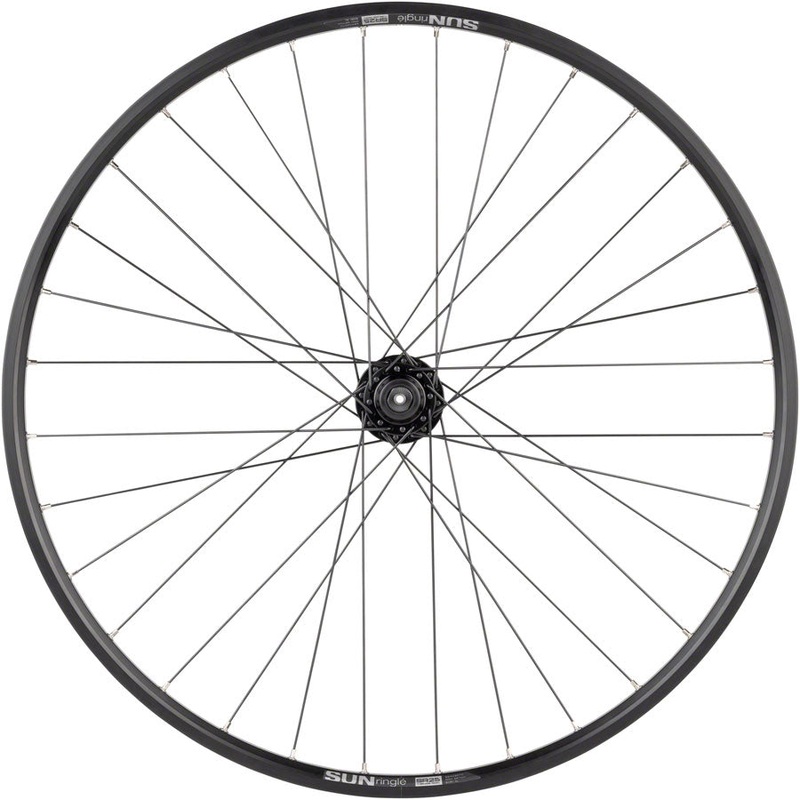 Value Double Wall Series Disc Front Wheel – 27.5 QR x 100mm 6-Bolt/Rim BLK