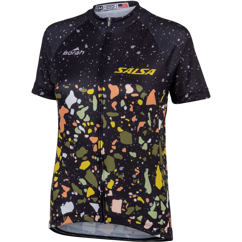 Womens Terrazzo Jersey – 3X-Large Black