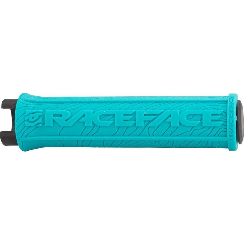 RaceFace Half Nelson Grips – Turquoise Lock-On