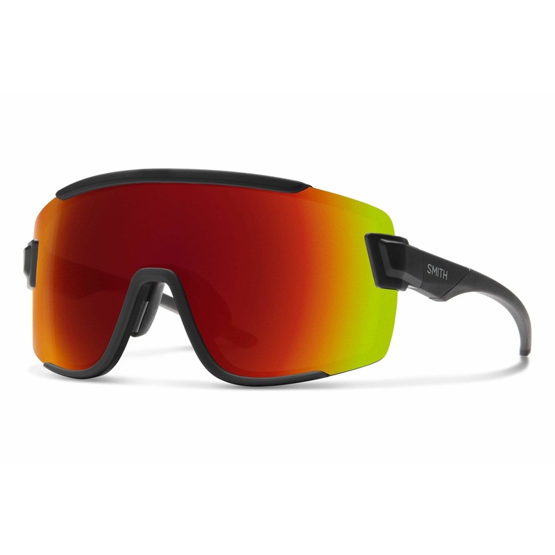 Wildcat Sunglasses – Matte Black ChromaPop Red Mirror