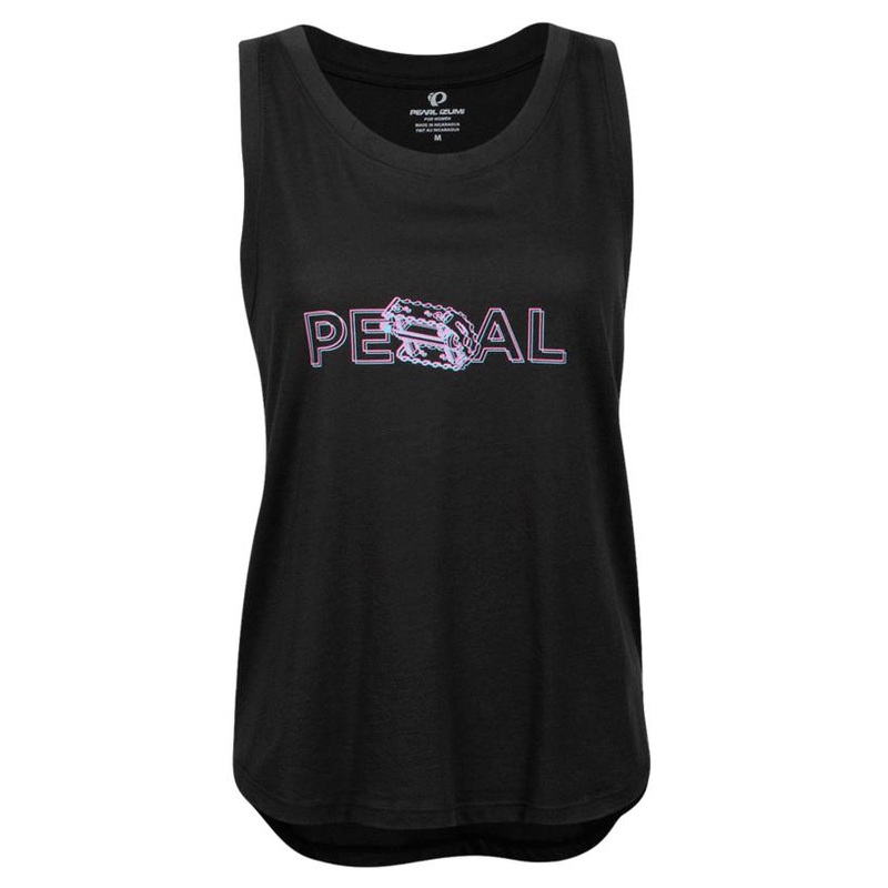Women’s 3D Pedal Bike Tank Top – Black