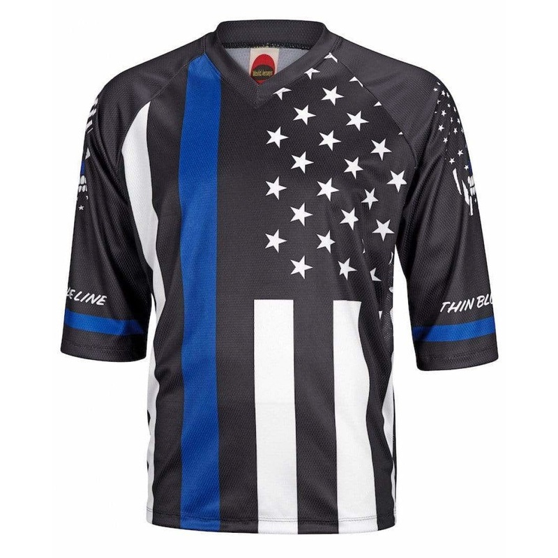 Thin Blue Line Men’s Mountain Bike Jersey