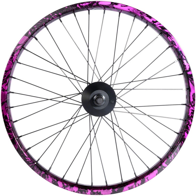 EX Rear Wheel – 20 Black/Purple Splatter LHD