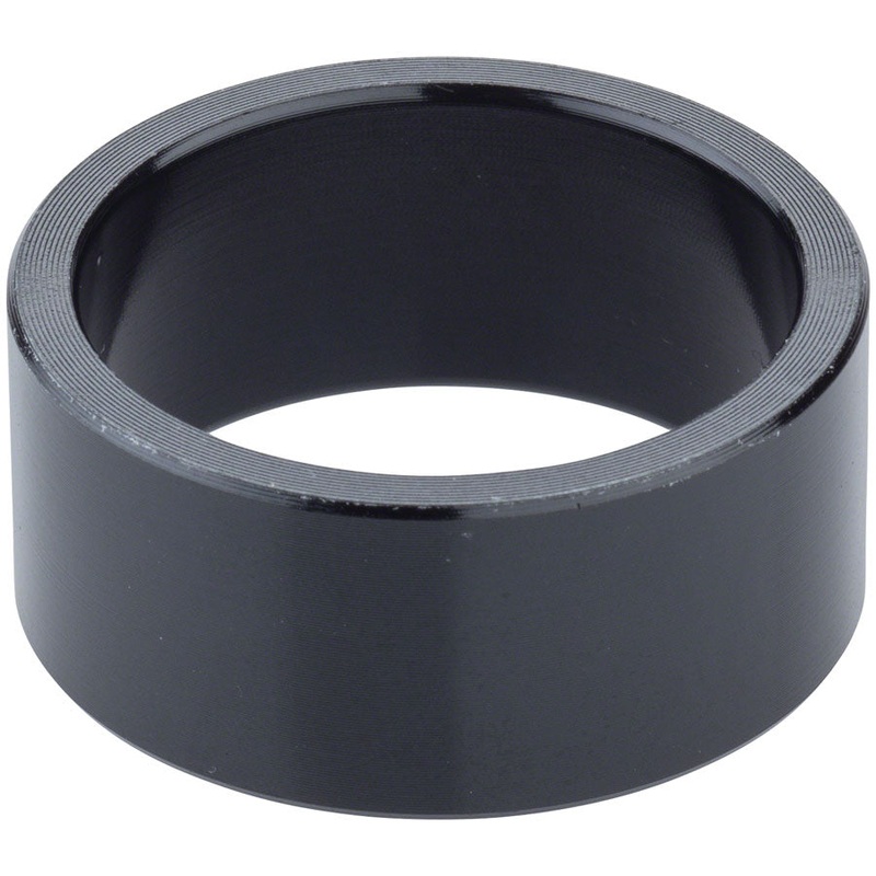Headset Stack Spacer – 28.6 15mm Aluminum Black Sold Each