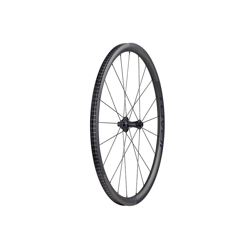 Roval alpinist clx front front wheel satin carbon/gloss black 700c