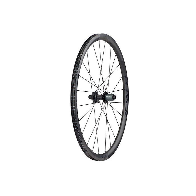 Roval alpinist clx rear hg rear wheel satin carbon/gloss black 700c