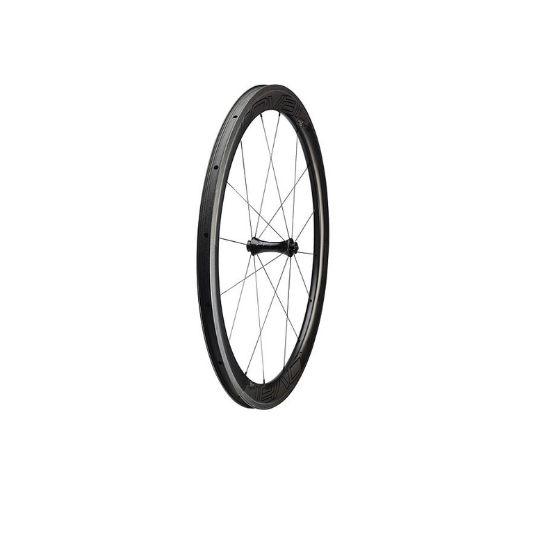 Roval rapide clx 50 front front wheel carbon/gloss black 700c