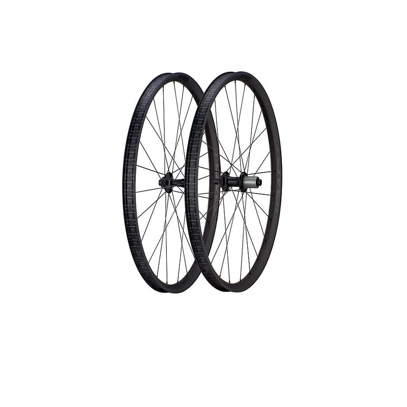 Roval terra clx evo wheelset satin carbon/gloss black 650b