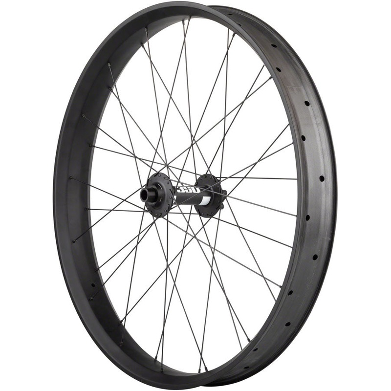 Alex CF-1 Carbon DT Swiss 350 Disc Front Wheel – 26 Fat 15 x 150mm 6-Bolt BLK
