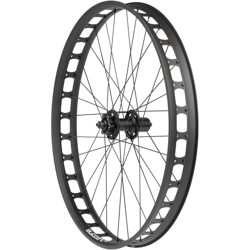 Blizzerk Rear Wheel – 26 QR x 135mm Pugsley 6-Bolt HG 11 MTN 32H BLK