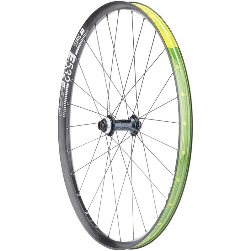 Shimano SLX/DT E532 Front Wheel – 27.5 15 x 110mm Center-Lock BLK