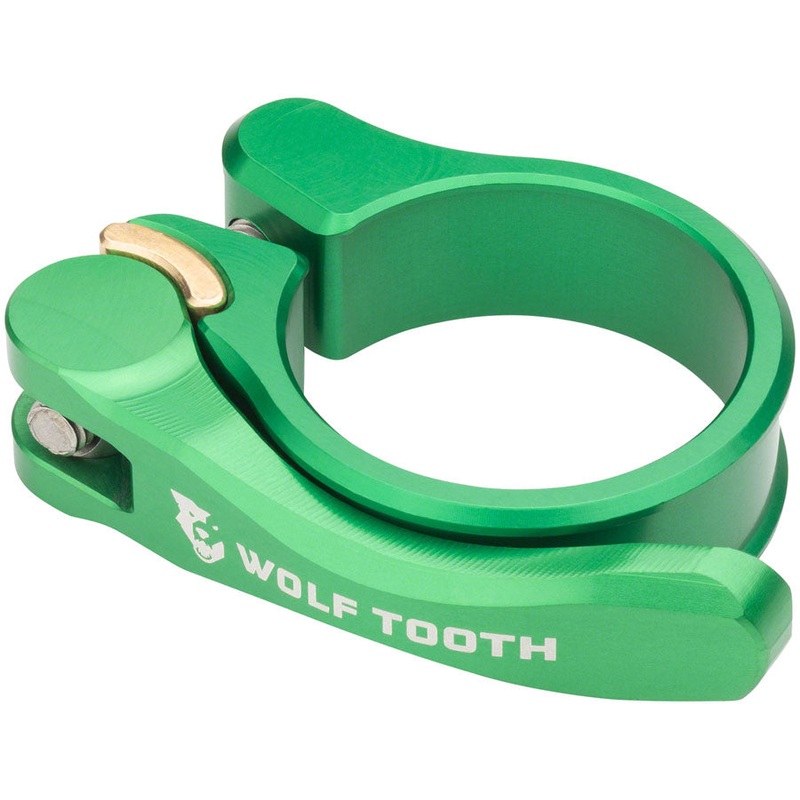 Components Quick Release Seatpost Clamp – 31.8mm Green