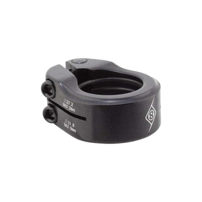 Clampdown Double Seatpost Clamp  31.8 / 27.2 Black AL6061