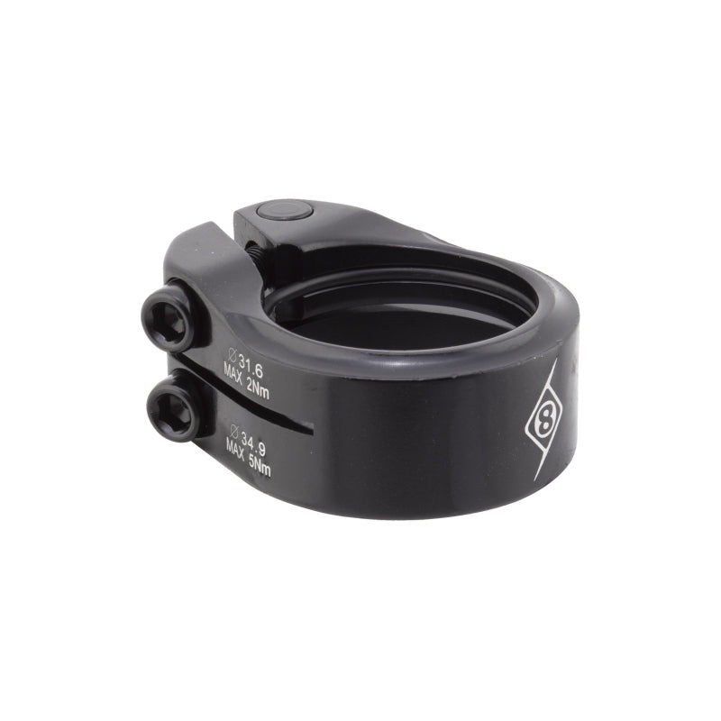 Clampdown Double Seatpost Clamp  34.9 / 31.6 Black AL6061