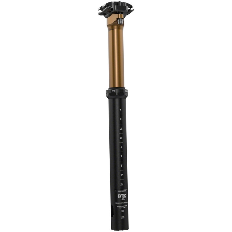 FOX Transfer SL Factory Dropper Seatpost – 31.6 75 mm Internal Routing Kashima Coat Upper