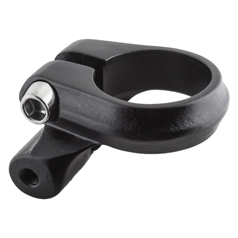Rack Seat Clamp w/ Rack mount 28.6 Black Aly
