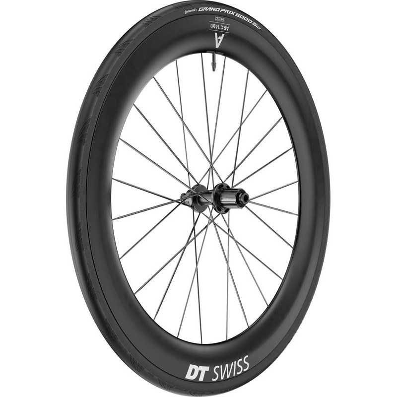 ARC 1400 DiCut 65 Rear Wheel – 700 12 x 142mm Center-Lock HG11 Road/XDR Ratchet EXP 36 BLK WTS w/GP5000 STR Tire