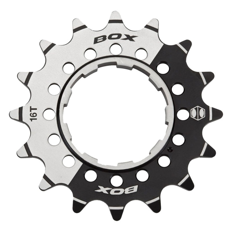 Box One 3/32 CNC AL 7075 Cog Black – 16t
