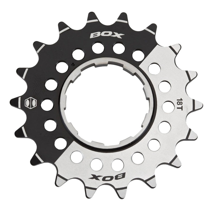 Box One 3/32 CNC AL 7075 Cog Black – 18t