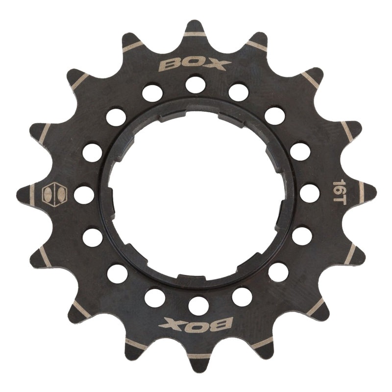 Box One 3/32 CNC CrMo Cog Black – 16t
