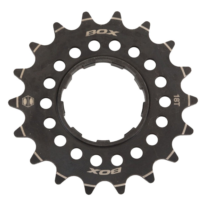 Box One 3/32 CNC CrMo Cog Black – 18t