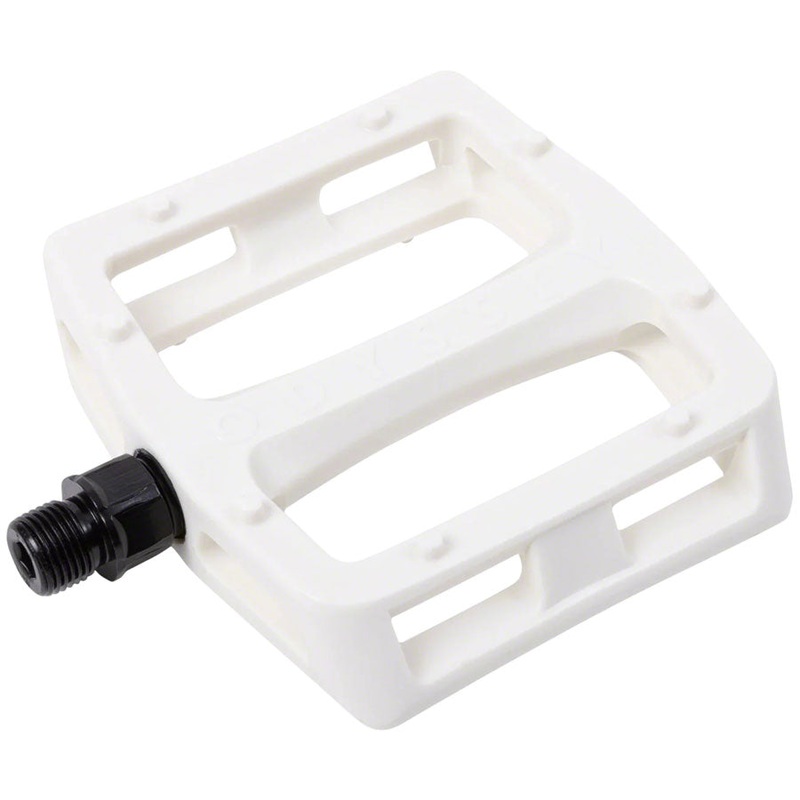 Grandstand V2 PC Pedals – Platform Composite/Plastic 9/16 White