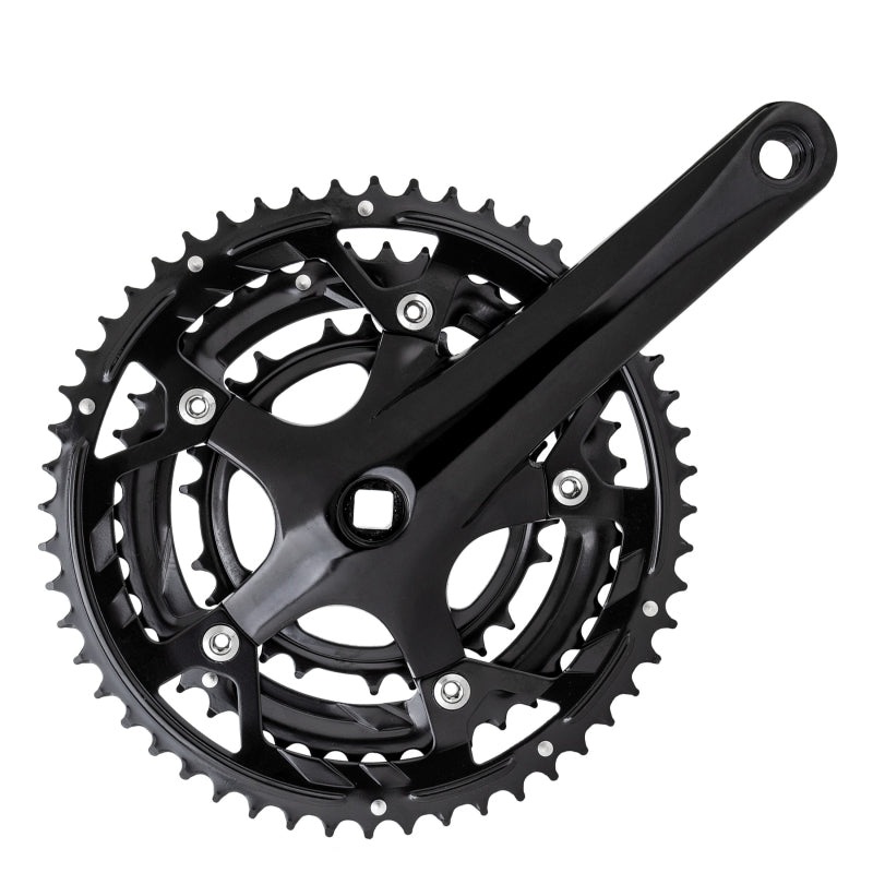 Alloy Triple 170×52/42/30 113 SQR JIS crankset black