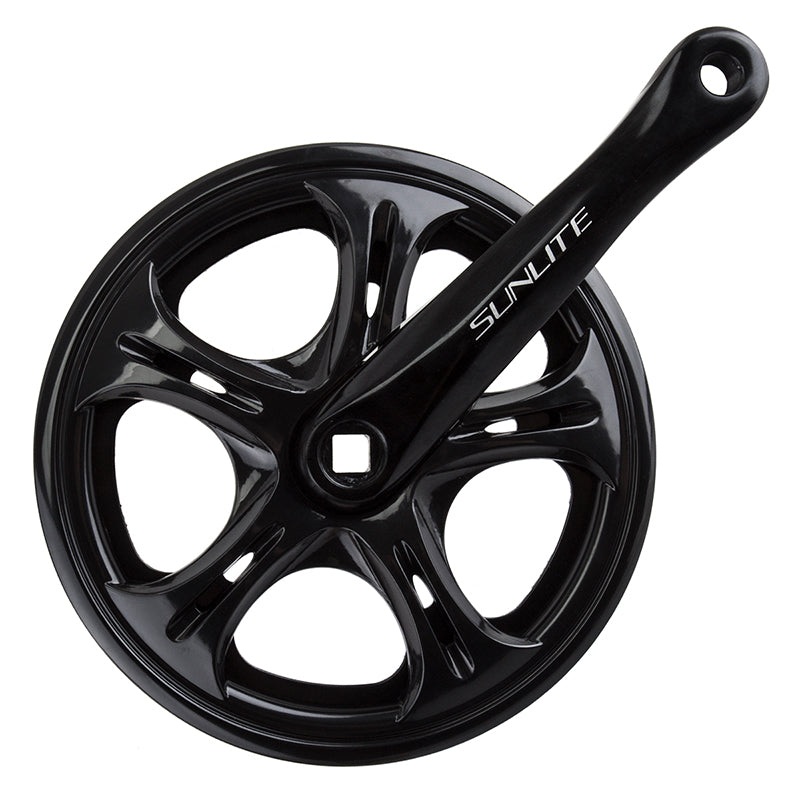 Big City Single Speed Crank 170×48 118 SQR JIS crankset black
