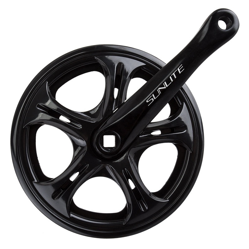 Big City Single Speed Crank 170×52 118 SQR JIS crankset black