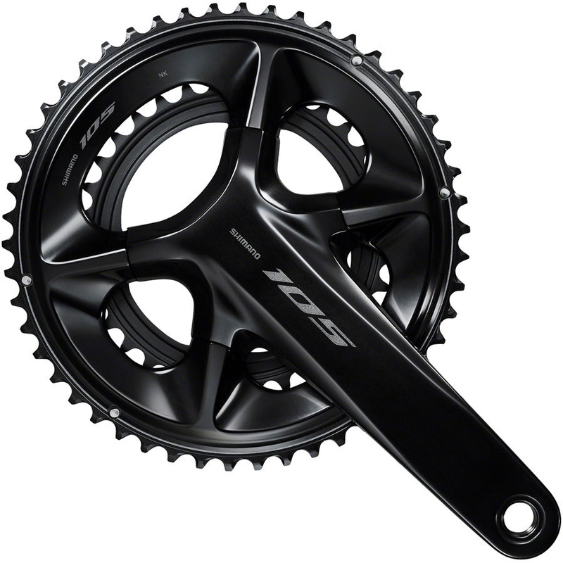 105 FC-R7100 Crankset – 170mm 12-Speed 52/36t 110 Asymmetric BCD Hollowtech II Spindle Interface BLK