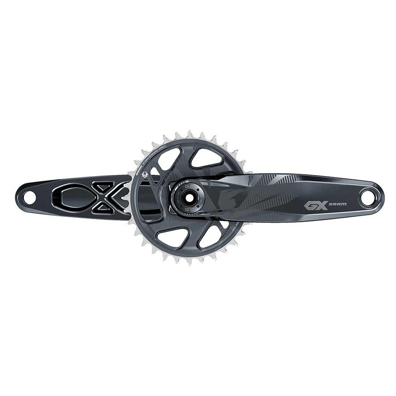 GX Eagle DUB C1 Crankset Speed: 11/12 Spindle: 28.99mm BCD: Direct Mount 30 DUB 165mm Black Fat Bike 4